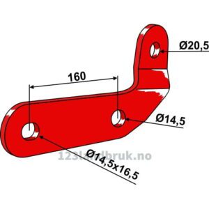Holder Delta Flex - Høyre - Kongskilde