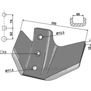 Vingeskjær - 350x10mm - Galaxis, Komet