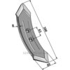 Skjær 300x80x8mm - Kongskilde