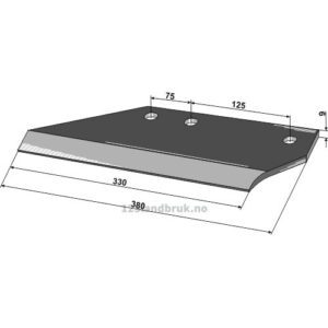 Vingeskjær Ny modell - 330mm - Høyre - Kverneland