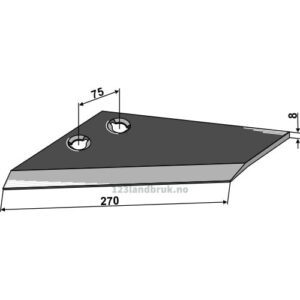 Vingeskjær - 270mm - Venstre - Landsberg, Pöttinger