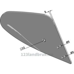 Ledeskinne / Fører - Høyre - Massey Ferguson