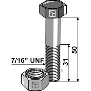 Bolt 7/16" UNF