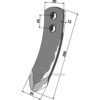 Kultivator Spiss Skjær - 290mm - Pöttinger