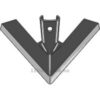 Ultrawing QC Gåsefotskjær - 457x457x8mm