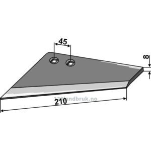 Vingeskjær - 210mm - Venstre - Rabe