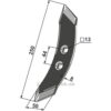 Kultivator Spiss - 250mm - Rabe