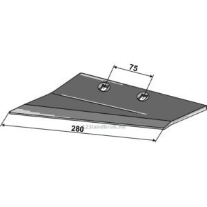 Vingeskjær - 280x8mm - Venstre - Regent