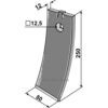 Kultivetor Spiss Skjær - 250x80x12mm - Väderstad