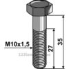 Bolt - 10.9 - M10x1,5x35mm