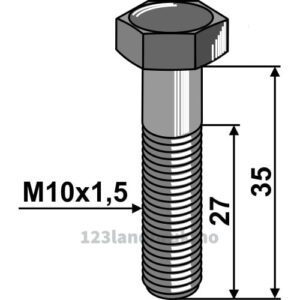Bolt - 10.9 - M10x1,5x35mm