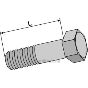 Bolt - 8.8 - M10x1,5x40mm