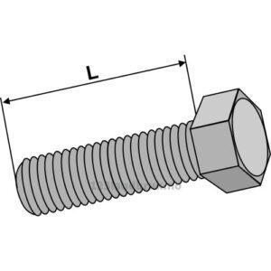 Bolt - 10.9 - M10x1,5x40mm