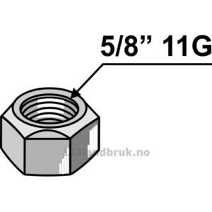 Låsemutter - 5/8" 11G