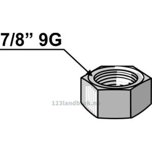 Mutter 7/8'' 9G