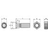 Plogbolt med Mutter - 12.9 - M12x1,75x35mm - Rabe