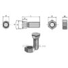 Plogbolt med Mutter - 12.9 - M12x1,75x40mm - Vogel u. Noot