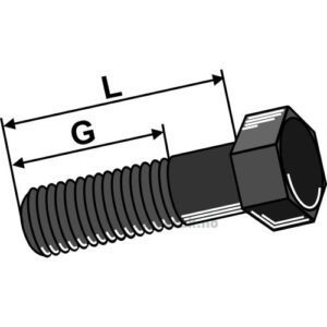 Bolt - 10.9 - M12x1,75x50mm