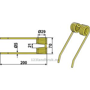Pick-up tind - Deutz-Fahr