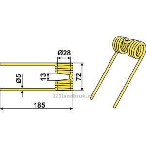Pick-up tind - John Deere
