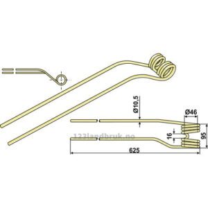 Rivetind  - Høyre - Krone