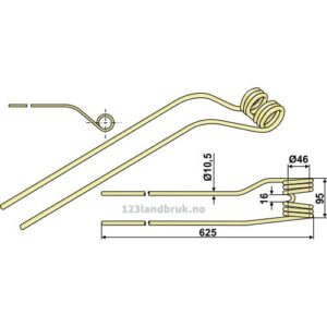 Rivetind  - Venstre - Krone