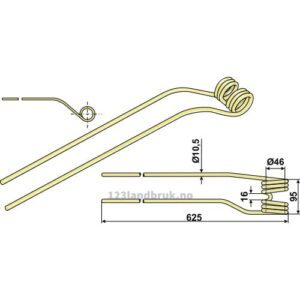 Rivetind  - Høyre - Krone