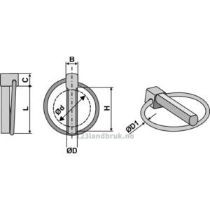 Orepinne Standard - Ø4,5x40mm
