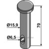 Splintbolt - Ø16x65mm - Ø15,9mm - Amazone