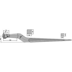 Frontlessetind Ensilage - 810xØ36mm - Bressel & Lade