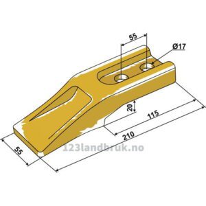 MINI Z Tand - 210x55mm - Boron stål