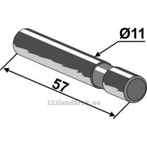 Gravetand-Bolt 11x57