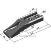 MINI Z Tand - 210x60mm - Boron stål