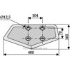 Silokniv Spadekniv - 400x160x4mm - Mentor, Vicon