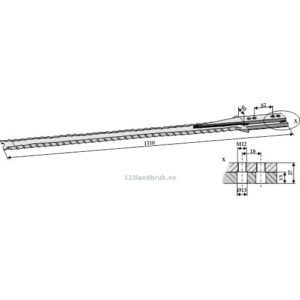 Silokniv for Siloblokk - Fella