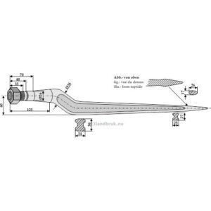 Frontlastertind - Silagetind - 800xØ36mm