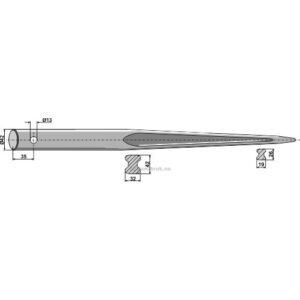 Frontlastertind - 900xØ42mm