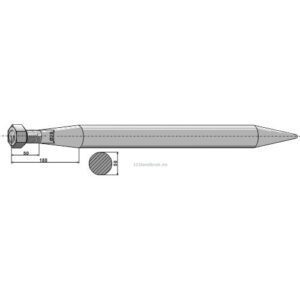 Frontlastertind - 980xØ50mm - van Lengerich