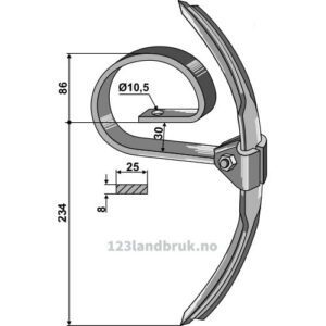 Harvetind ZJ62 Komplett - 234mm - Doublet-Record, HE-VA