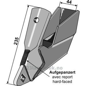 Holder for såskjær - Bourgault