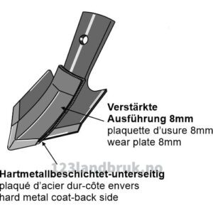 Gåseforskjær QC Max Life - 100x6mm - Bourgault