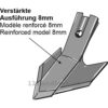 Gåseforskjær QC forsterket - 140x8mm - Bourgault