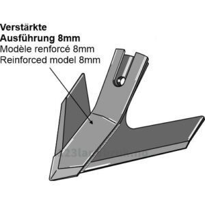 Gåseforskjær QC forsterket - 230x8mm - Bourgault