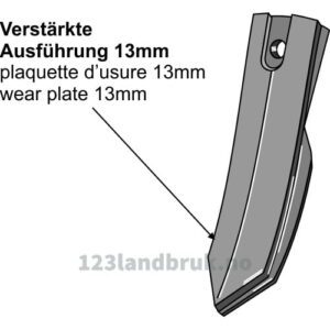 Skjær QC - 50x6mm - Bourgault
