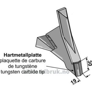 Spiss til sveising - Tungsten Karbide - Bourgault