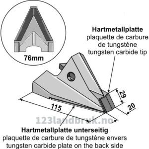 Såskjærspiss - kun for frø - Bourgault