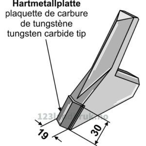 Spiss til sveising - Tungsten Karbide - Bourgault
