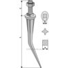 Harvetand - 240mm