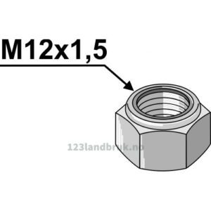 Låsemutter - 8.8 - M12x1,5mm
