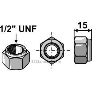 Låsemutter - 1/2“ UNFmm